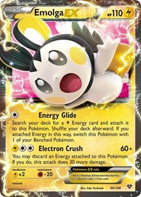 Emolga EX (46) - XY Base Set (XY)