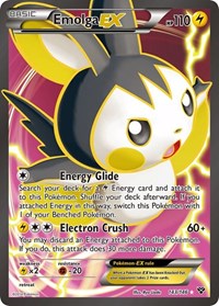 Emolga EX 143 Full Art (143) - XY Base Set (XY)