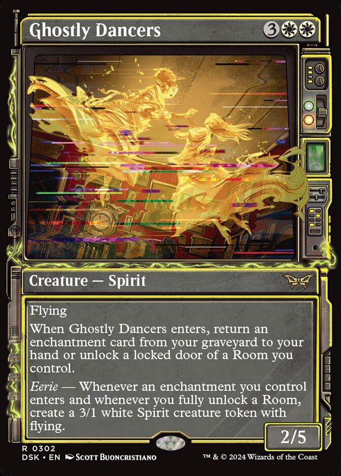 Ghostly Dancers - [Showcase] Duskmourn: House of Horror (DSK)