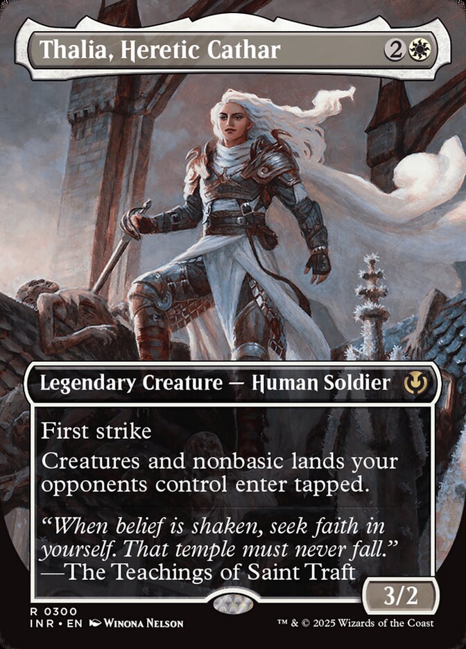 Thalia, Heretic Cathar - [Borderless] Innistrad Remastered (INR)
