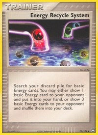 Energy Recycle System (73) - EX Power Keepers (PK)