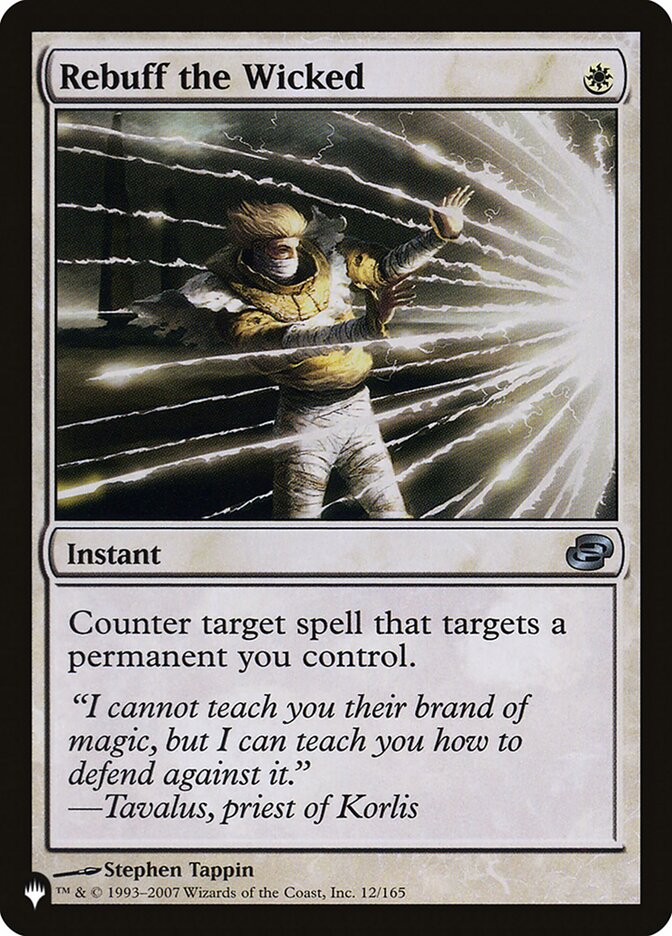 Rebuff the Wicked (PLC-12) - The List (PLST)