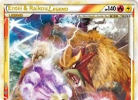 Entei and Raikou Legend top (90) - Unleashed (UL)