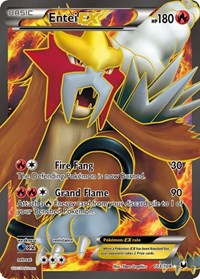 Entei EX 103 Full Art (103) - Dark Explorers (DEX)