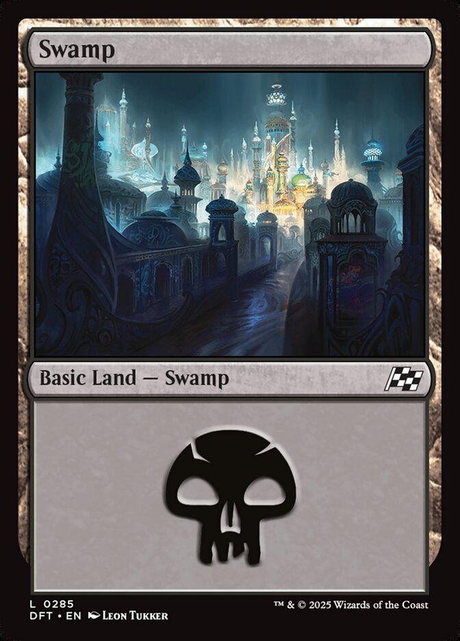 Swamp (285) - [Foil] Aetherdrift (DFT)