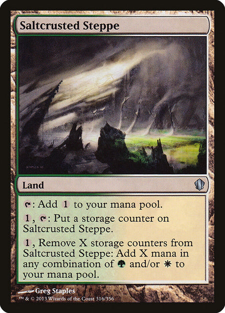 Saltcrusted Steppe (316) - Commander 2013 (C13)