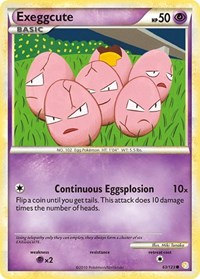 Exeggcute (63) - HeartGold SoulSilver (HS)