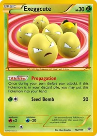 Exeggcute 102 Secret Rare (102) - Plasma Blast (PLB)