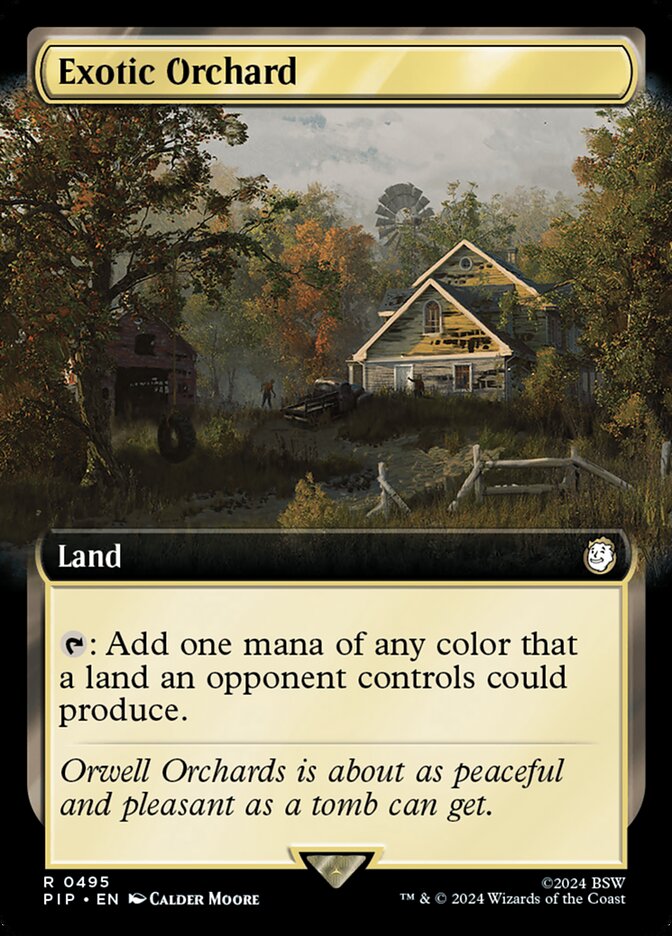 Exotic Orchard - [Foil, Extended Art] Fallout (PIP)