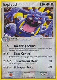 Exploud (6) - EX Hidden Legends (HL)