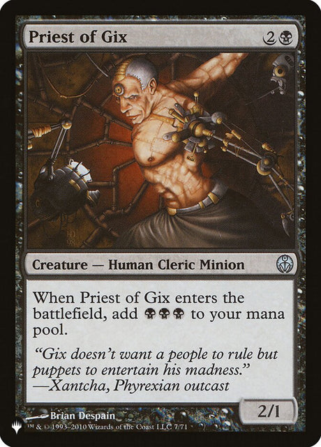 Priest of Gix (DDE-7) - The List (PLST)