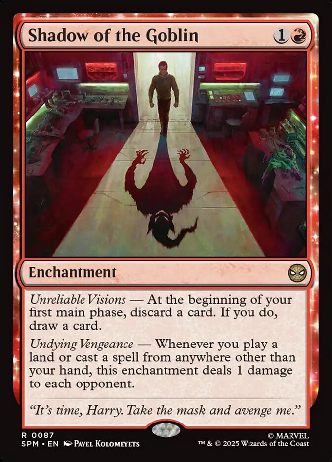 Shadow of the Goblin (87) - [Foil] Marvel's Spider-Man (SPM)