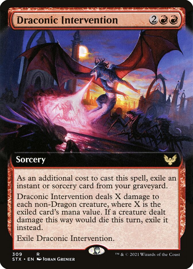 Draconic Intervention (309) - Strixhaven: School of Mages (STX)