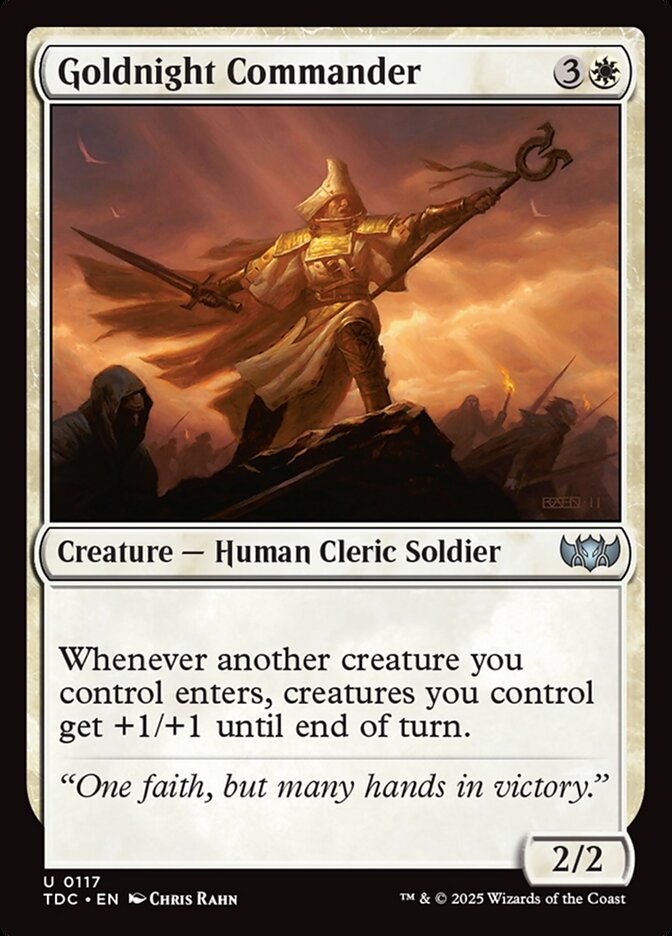 Goldnight Commander - Tarkir: Dragonstorm Commander (TDC)