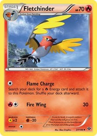 Fletchinder (27) - XY Base Set (XY)