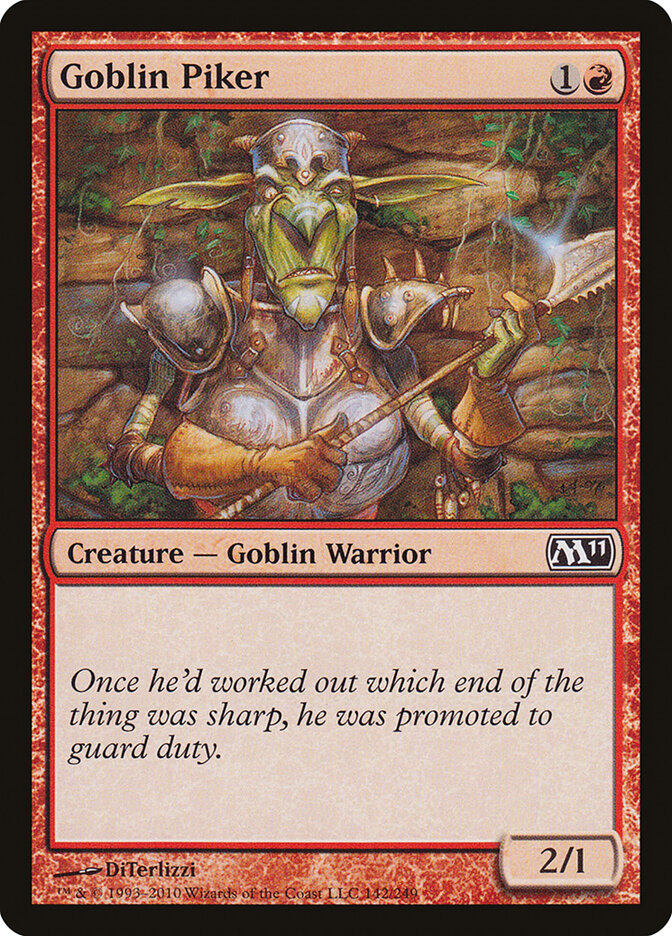 Goblin Piker (142) - Magic 2011 (M11)