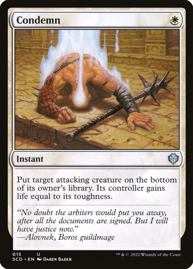 Condemn (15) - Starter Commander Decks (SCD)
