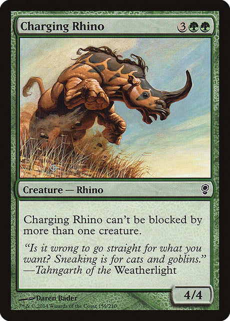 Charging Rhino (159) - Conspiracy (CNS)