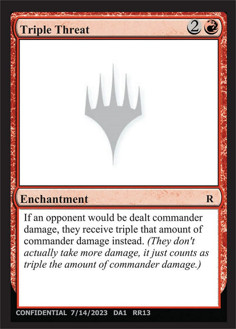 Triple Threat (RR13b) - Unknown Event (UNK)