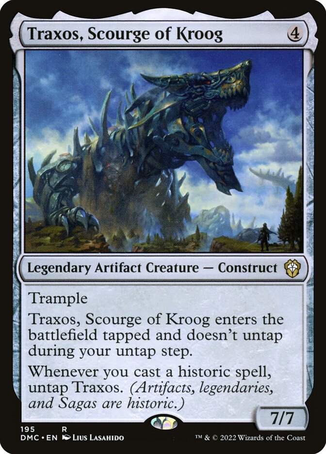 Traxos, Scourge of Kroog (195) - Dominaria United Commander (DMC)
