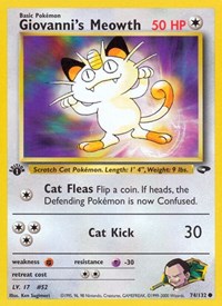 Giovannis Meowth (74) - Gym Challenge (G2)