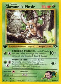 Giovannis Pinsir (24) - Gym Challenge (G2)