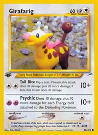 Girafarig (66) - Neo Destiny (N4)