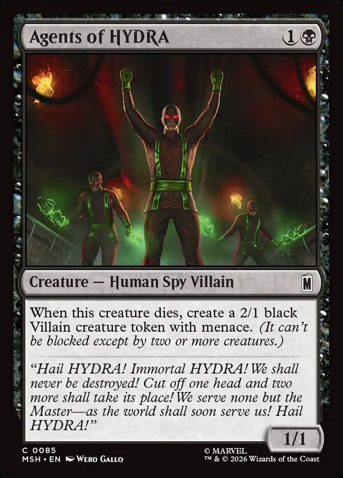 Agents of HYDRA (85) - Marvel Super Heroes (MSH)