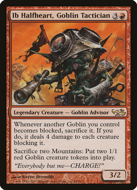 Ib Halfheart, Goblin Tactician (43) - Duel Decks: Elves vs. Goblins (DD1)