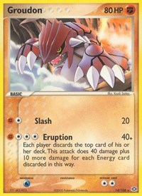 Groudon (14) - EX Emerald (EM)