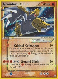 Groudon Star (111) - EX Delta Species (DS)
