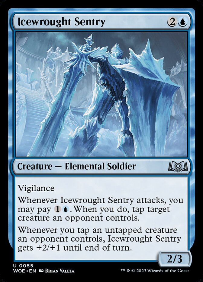 Icewrought Sentry (55) - Wilds of Eldraine (WOE)