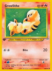 Growlithe (68) - Neo Destiny (N4)