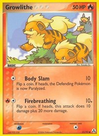 Growlithe (55) - EX Legend Maker (LM)