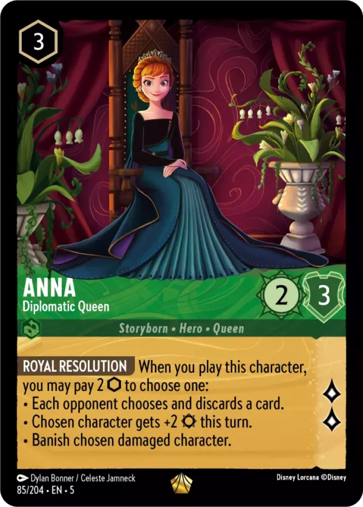 Anna - Diplomatic Queen - [Foil] Shimmering Skies (5)