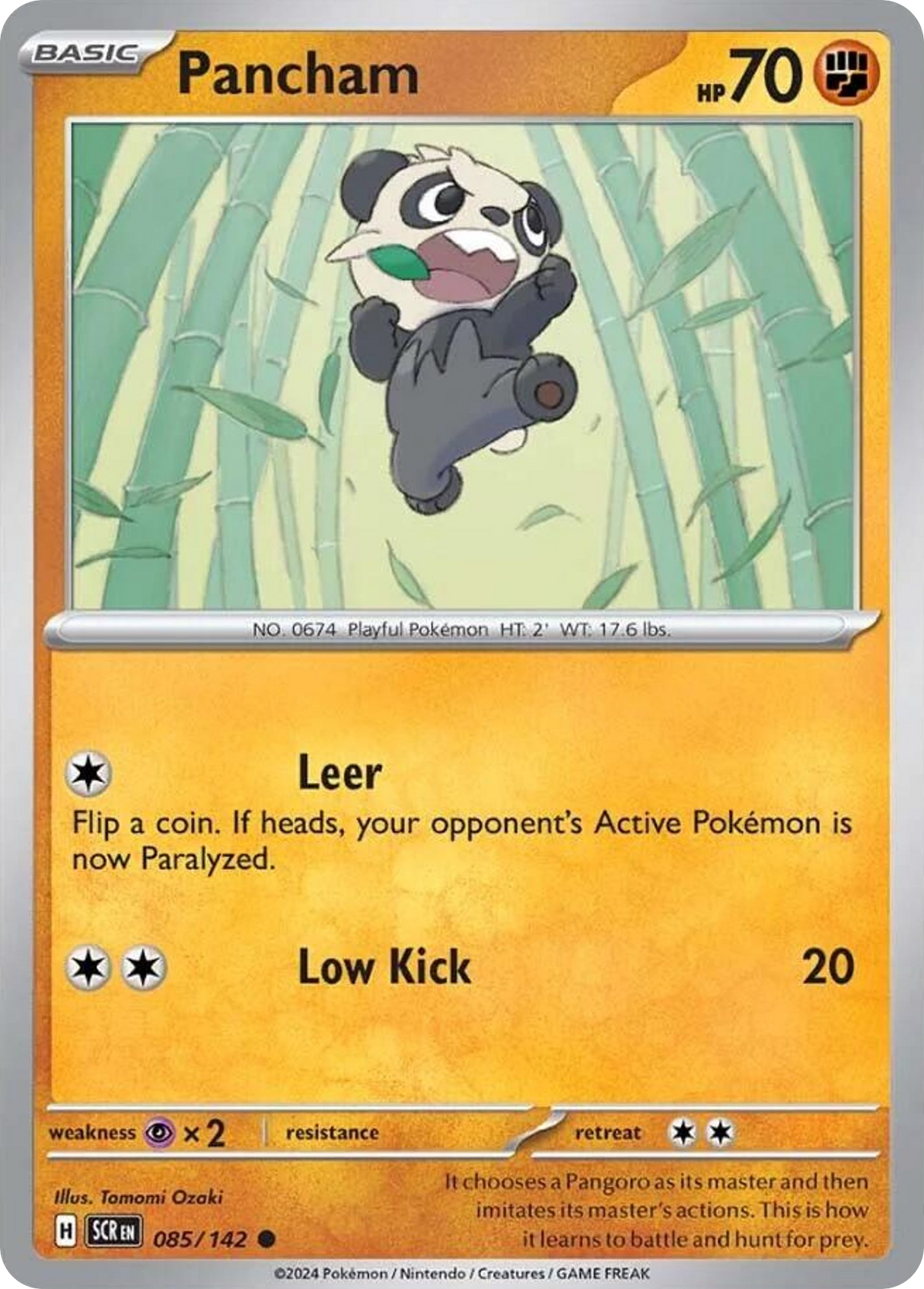 Pancham (85/142) - [Reverse Holo] Stellar Crown (SCR)