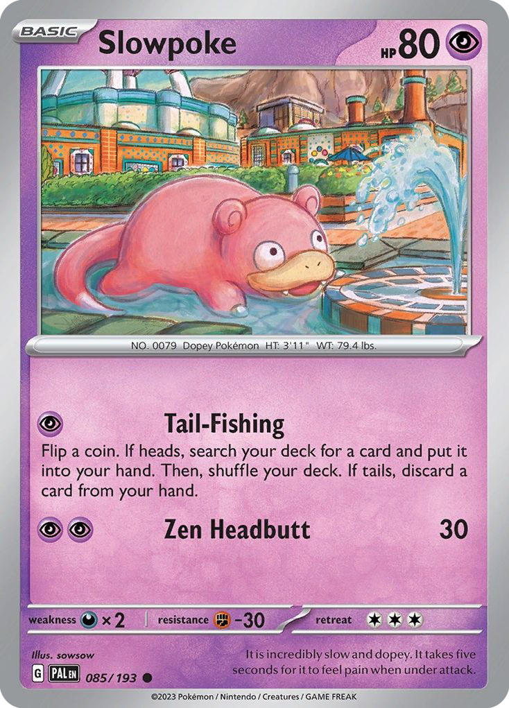 Slowpoke (85/193) - [Reverse Holo] Paldea Evolved (PAL)