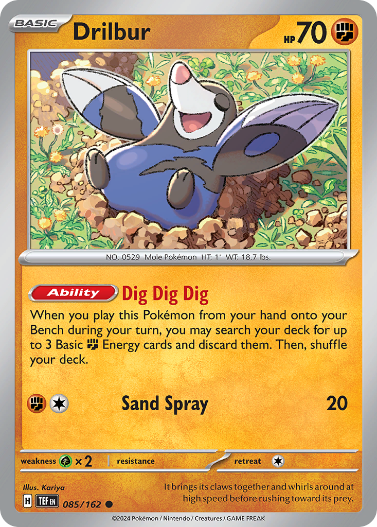 Drilbur (85/162) - Temporal Forces (TEF)