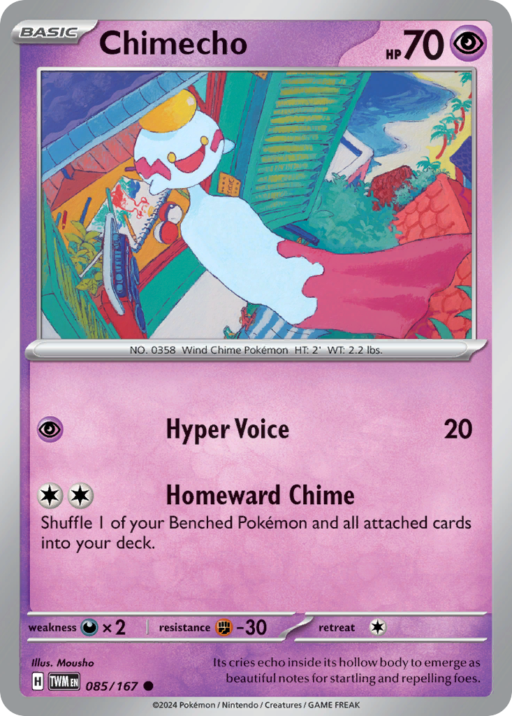 Chimecho (85/167) - [Reverse Holo] Twilight Masquerade (TWM)
