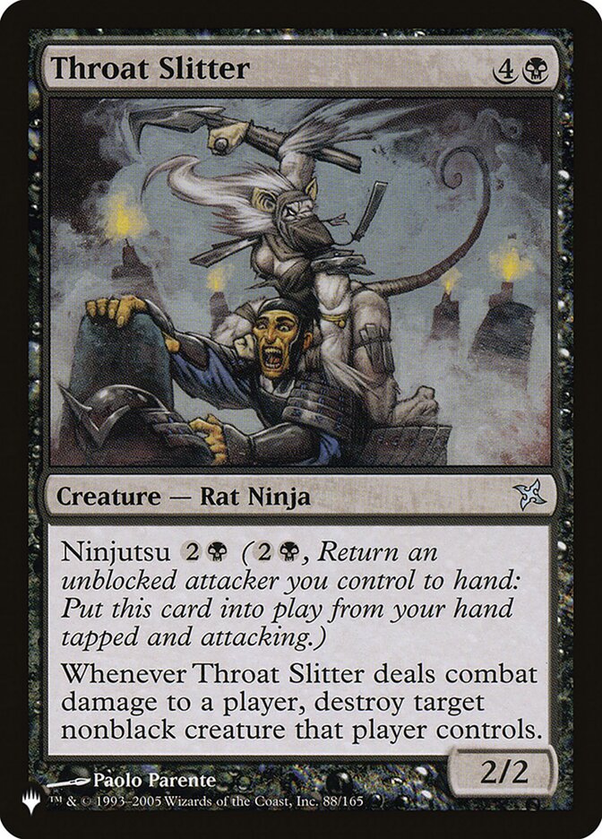 Throat Slitter - The List (PLST)