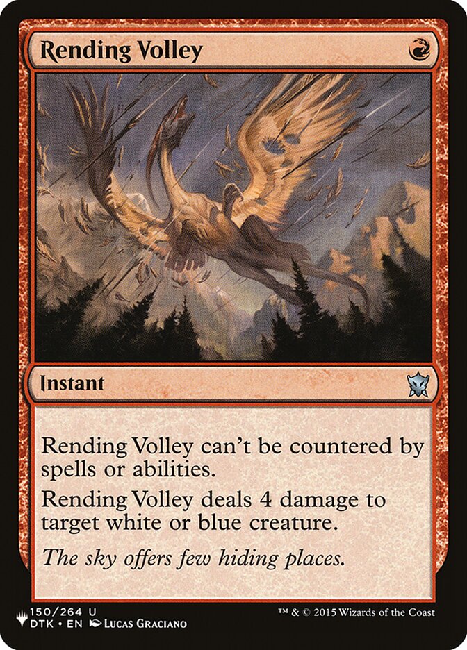 Rending Volley (DTK-150) - The List (PLST)