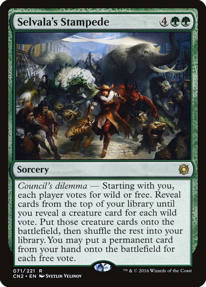 Selvala's Stampede (71) - Conspiracy: Take the Crown (CN2)