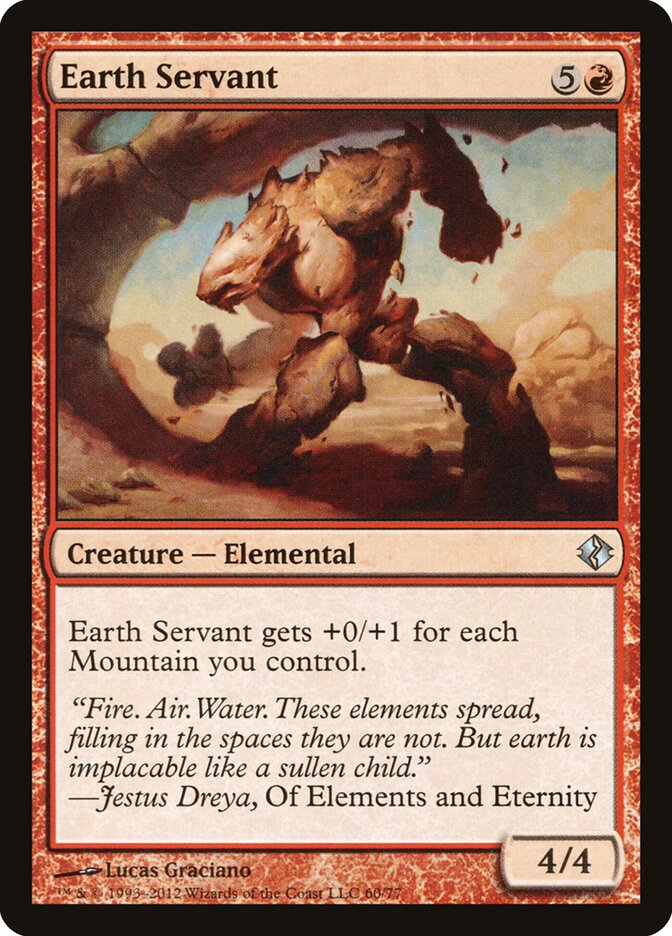Earth Servant (60) - Duel Decks: Venser vs. Koth (DDI)