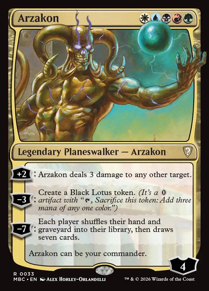 Arzakon (33) - Mystery Booster Commander Edition (MBC)