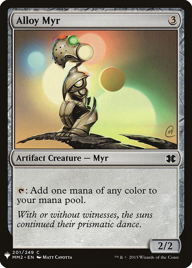Alloy Myr - The List (PLST)