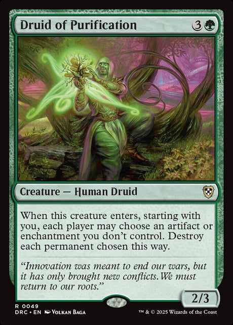 Druid of Purification (49) - Aetherdrift Commander (DRC)