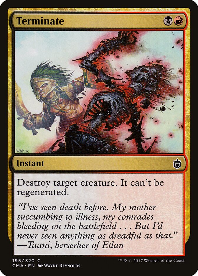 Terminate (195) - Commander Anthology (CMA)