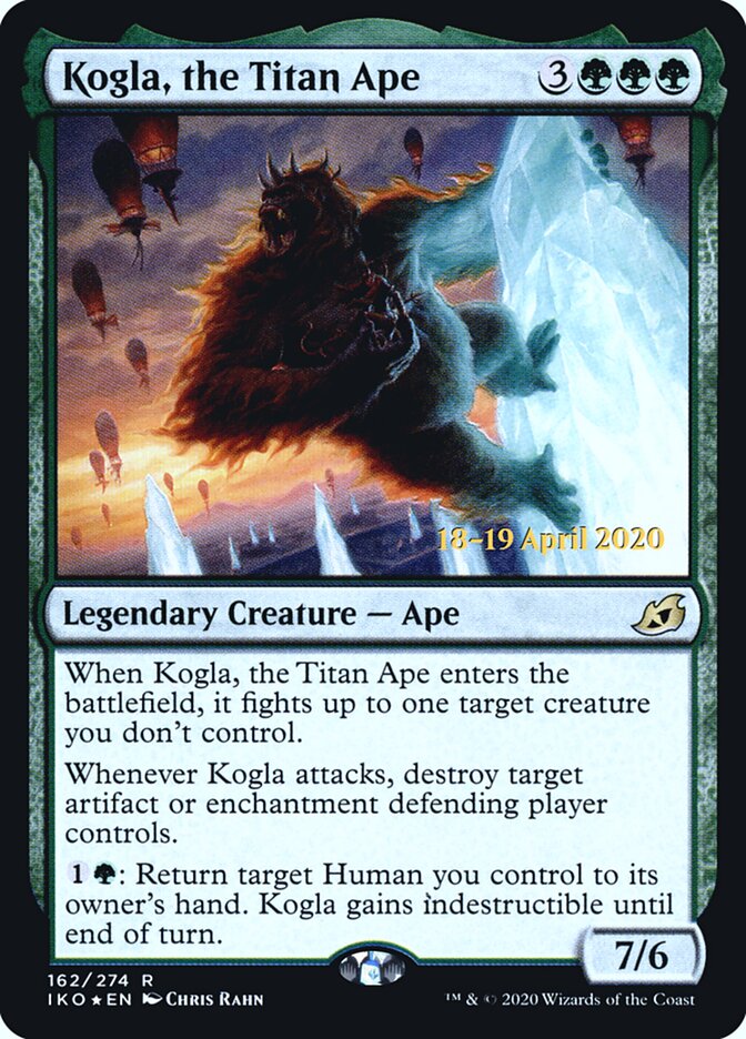 Kogla, the Titan Ape (162s) - Ikoria: Lair of Behemoths Promos (PIKO)
