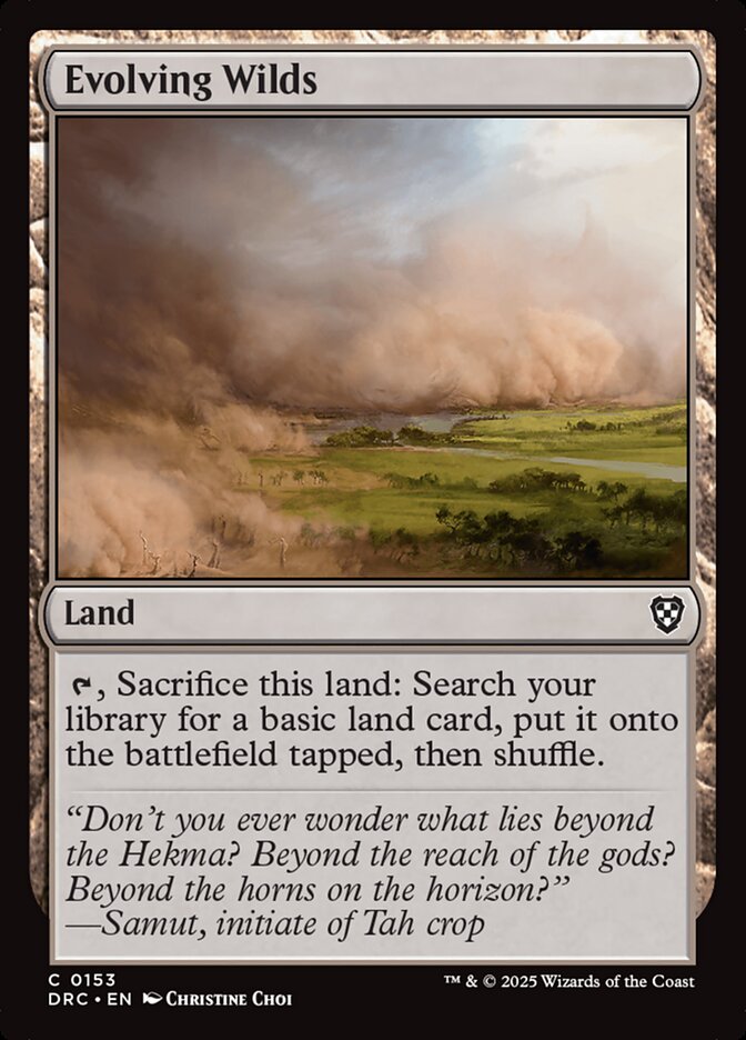 Evolving Wilds (153) - Aetherdrift Commander (DRC)