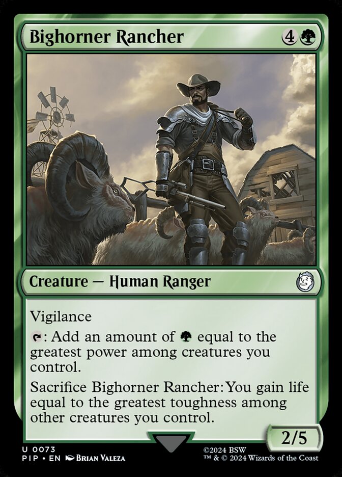 Bighorner Rancher - [Foil] Fallout (PIP)